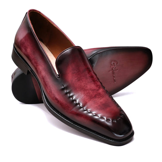 Hand-Dyed Suture Loafer Gifennse