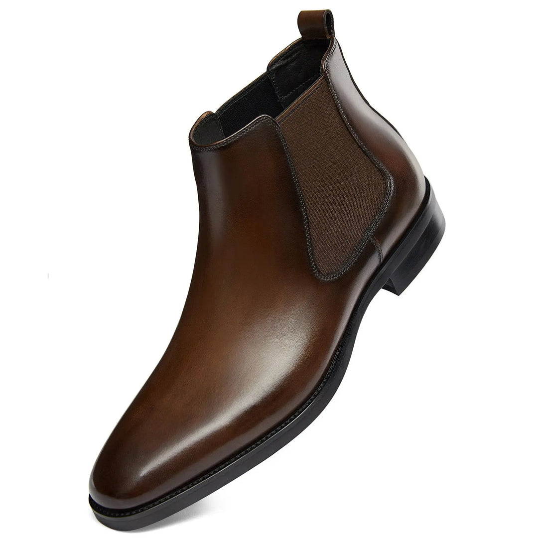 Gifennse Men's Chelsea Black Dress Boots