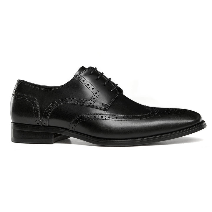 Gifennse Men's Dark Brown Oxford Dress Shoes