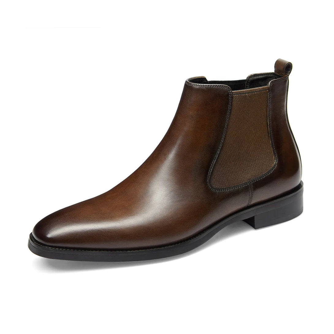 Gifennse Men's Chelsea Black Dress Boots