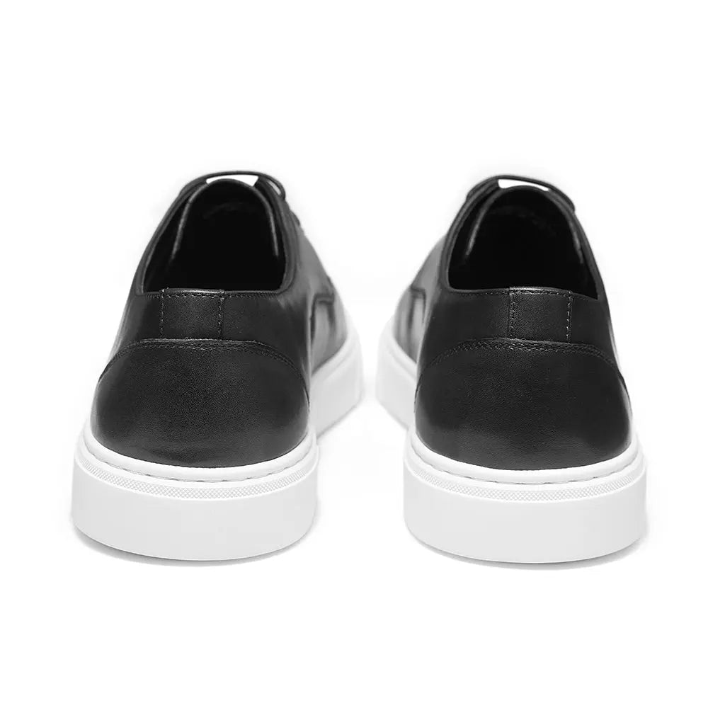 Gifennse Mens Business Casual Platform Sneakers Shoes