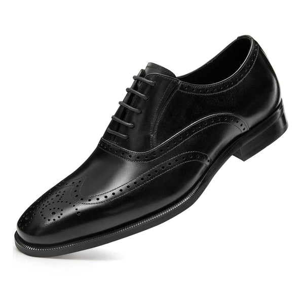 Gifennse Men’s Genuine Leather Classic Brogue Formal Shoes