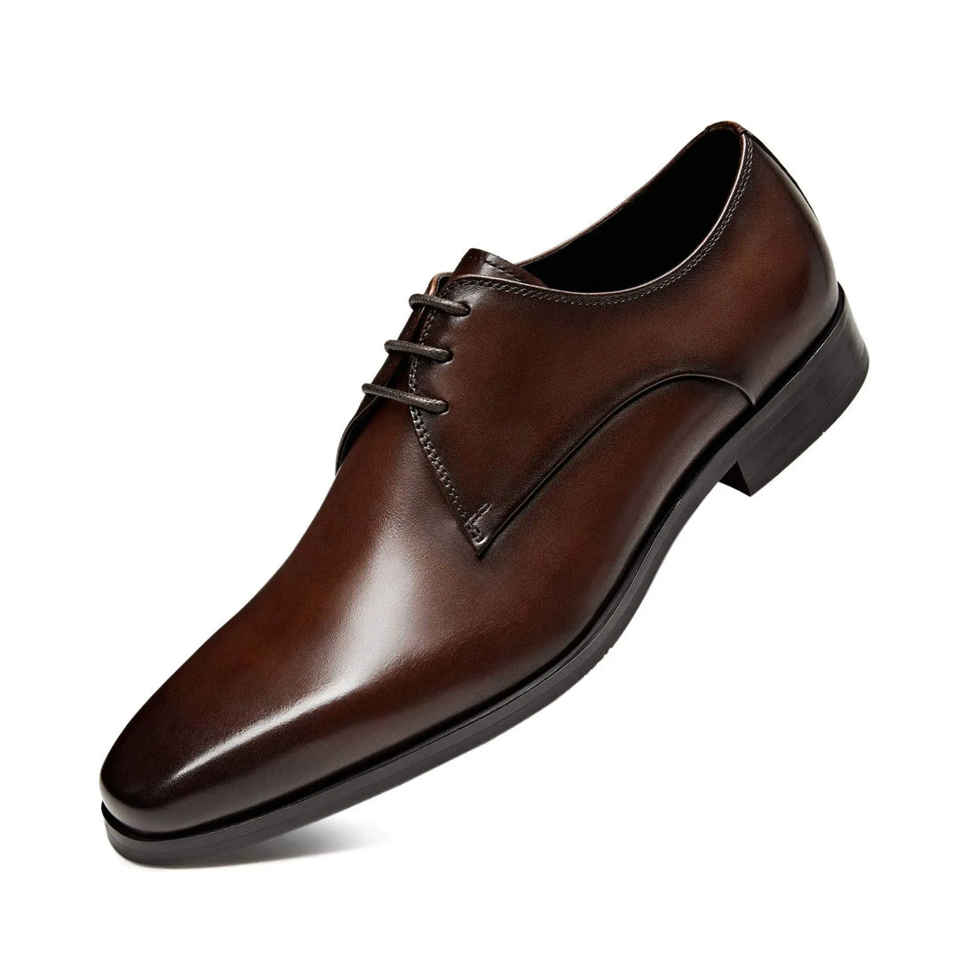 Gifennse Men's Oxford Genuine Leather Dress Shoes