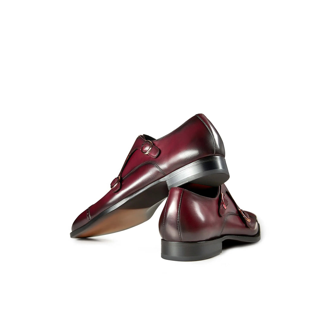 Hetschke Double Buckle Monk Goodyear Welted Shoes