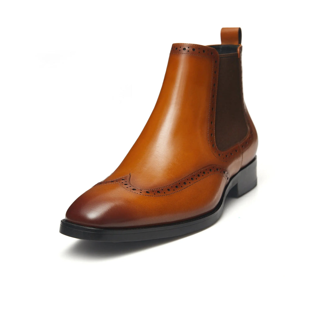 Mens Chelsea Boots Mens Genuine Leather Dress Boots