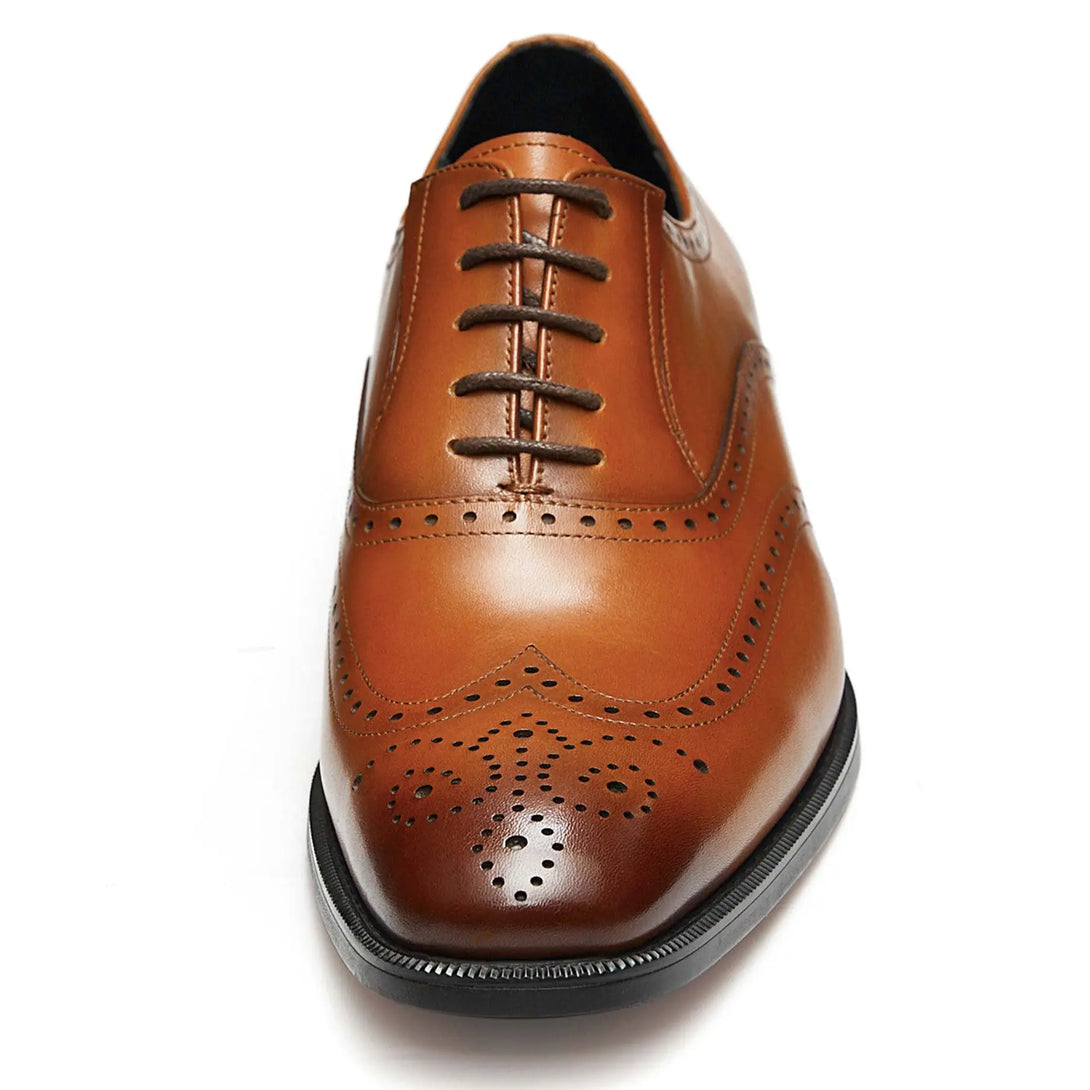 Gifennse Men’s Genuine Leather Classic Brogue Formal Shoes