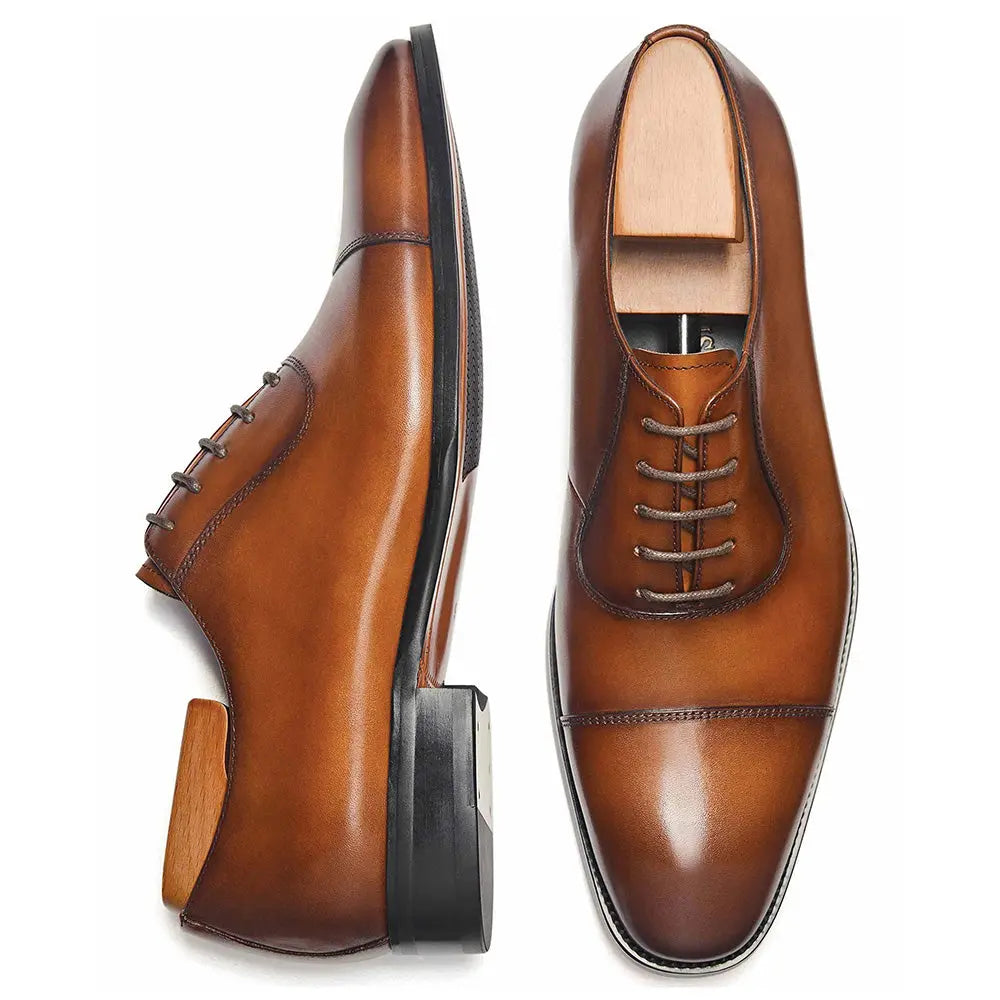Gifennse Men’s Dress Oxford Formal Shoes Leather Business Shoes