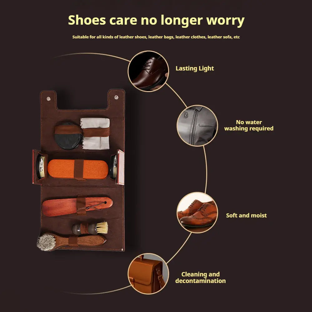Gifennse Leather Shoe Care Kit Gifennse