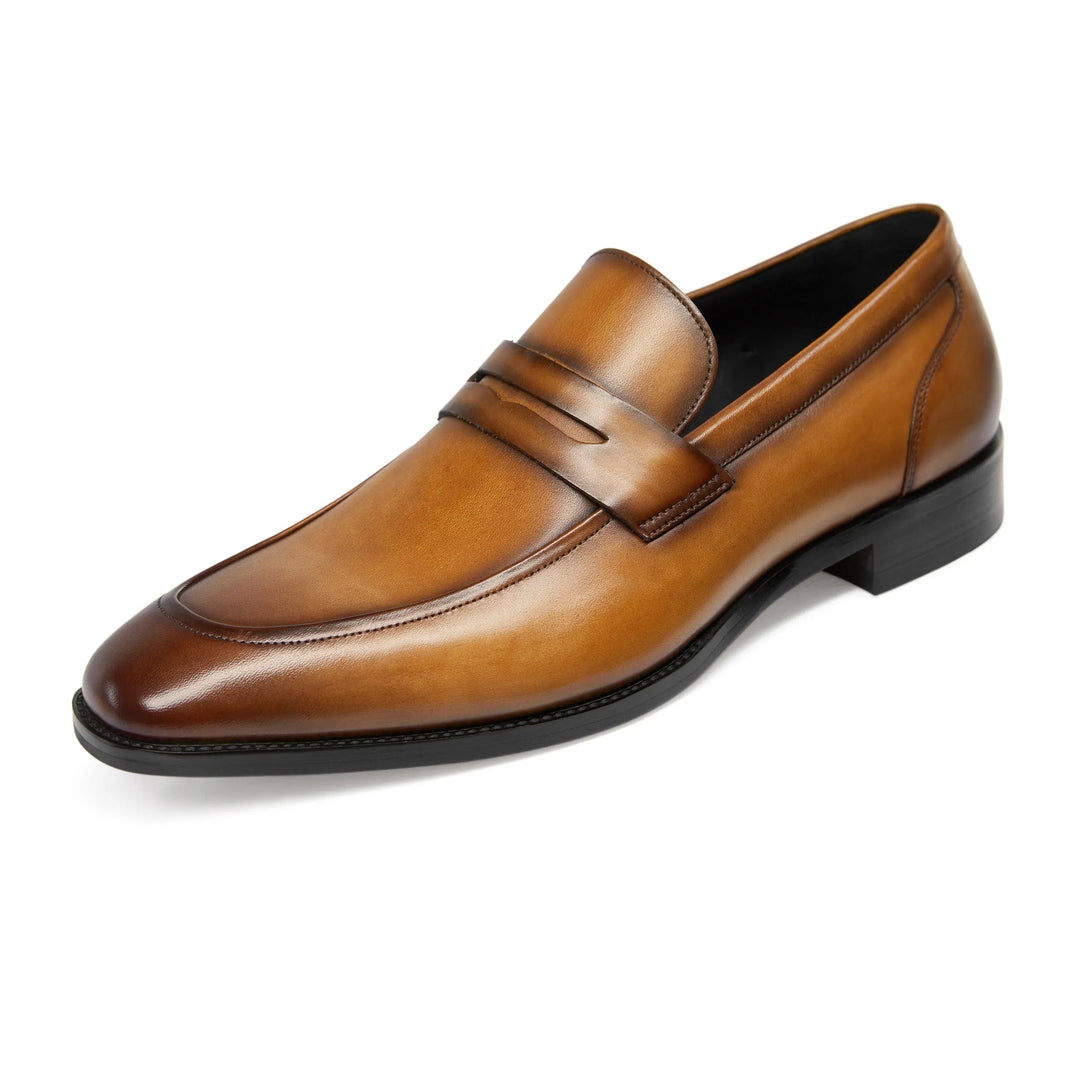 Gifennse Men's Dress Shoes Slip-On Penny Loafers