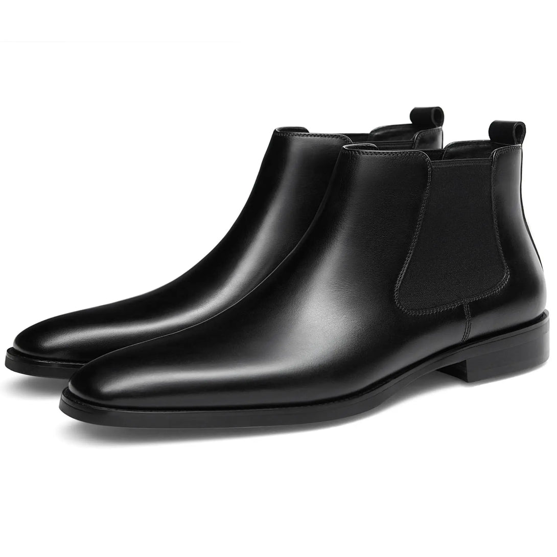 Gifennse Men's Chelsea Black Dress Boots