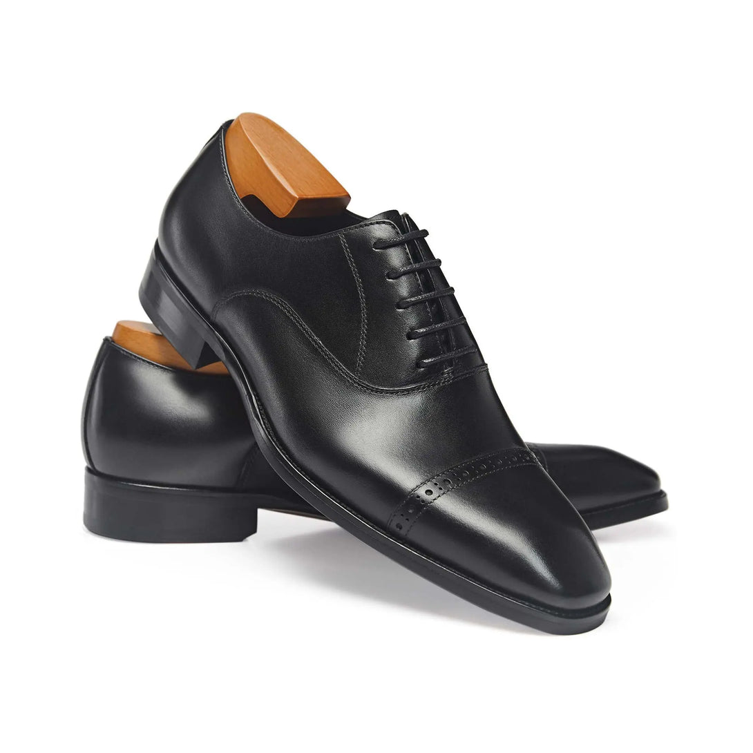 Gifennse Men's Oxford Genuine Leathers Formal Comfortable Dress Shoes
