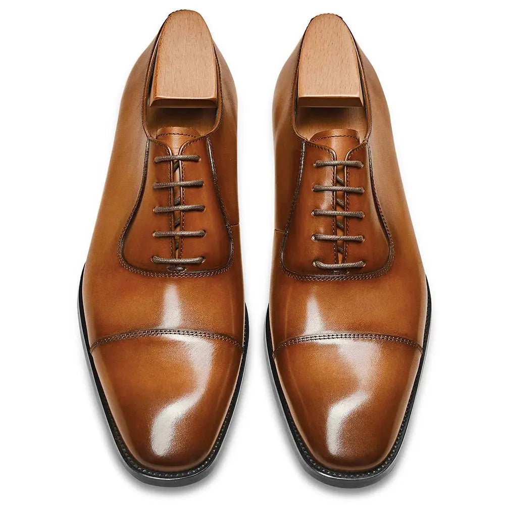 Gifennse Men’s Dress Oxford Formal Shoes Leather Business Shoes