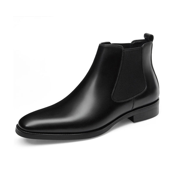 Gifennse Men's Chelsea Black Dress Boots