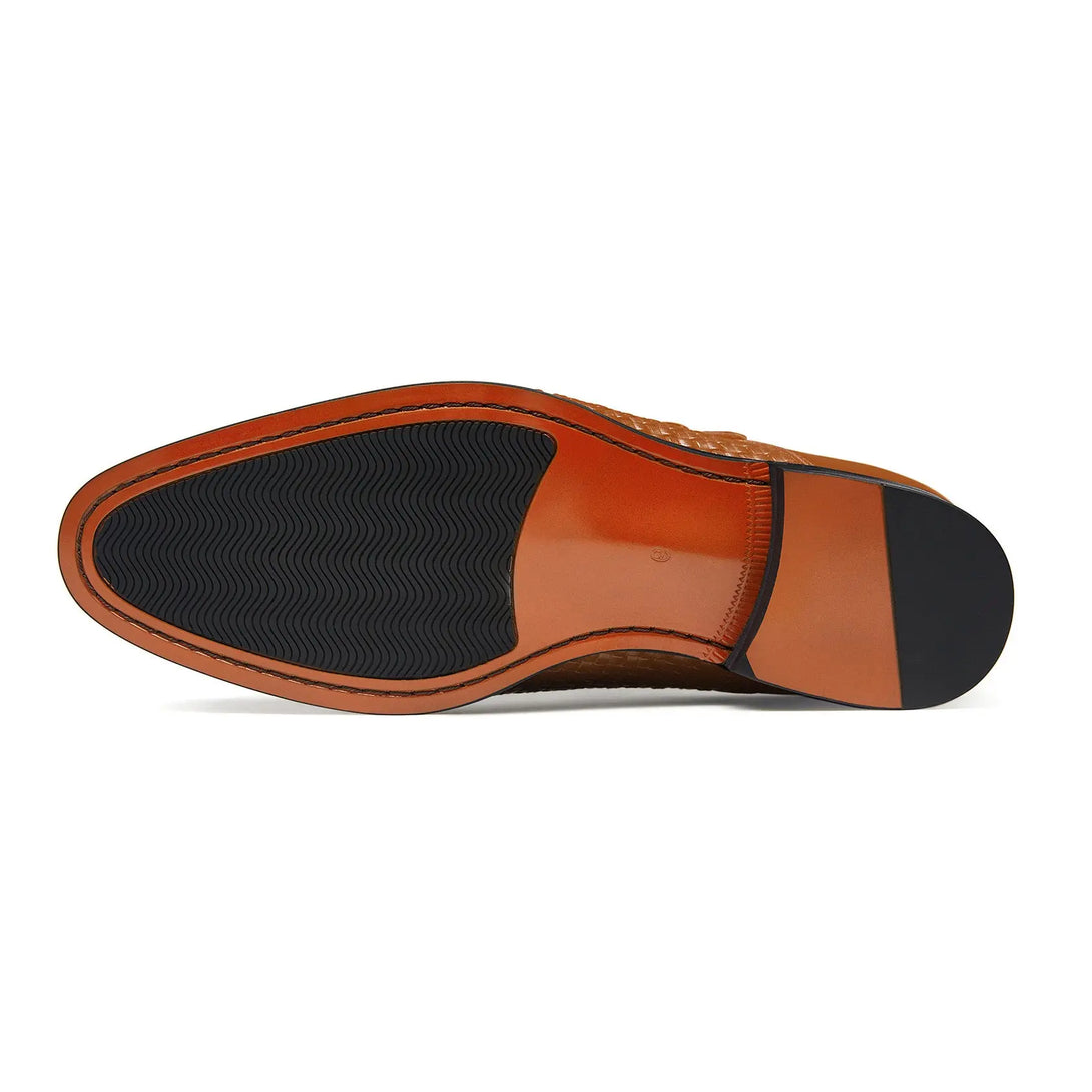 Men‘s Lace Up Black Monk Shoes Gifennse