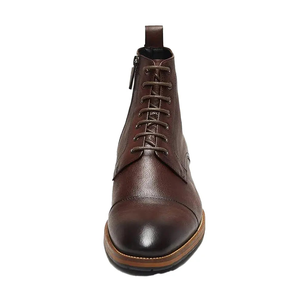 Gifennse Men's Casual Oxford Chukka Black Dress Boots