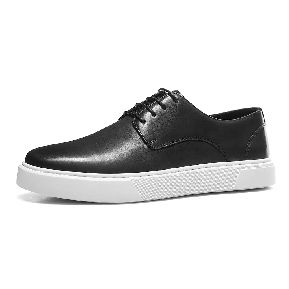 Gifennse Mens Business Casual Platform Sneakers Shoes