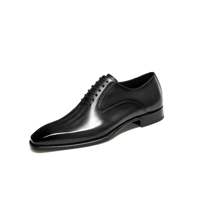 Hetschke Leather Oxfords Wingtip Formal Maroon Men's Goodyear Welt Casual Shoes