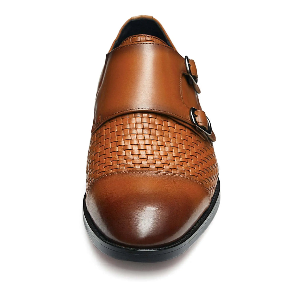 Gifennse Men‘s Lace Up Black Oxford Shoes