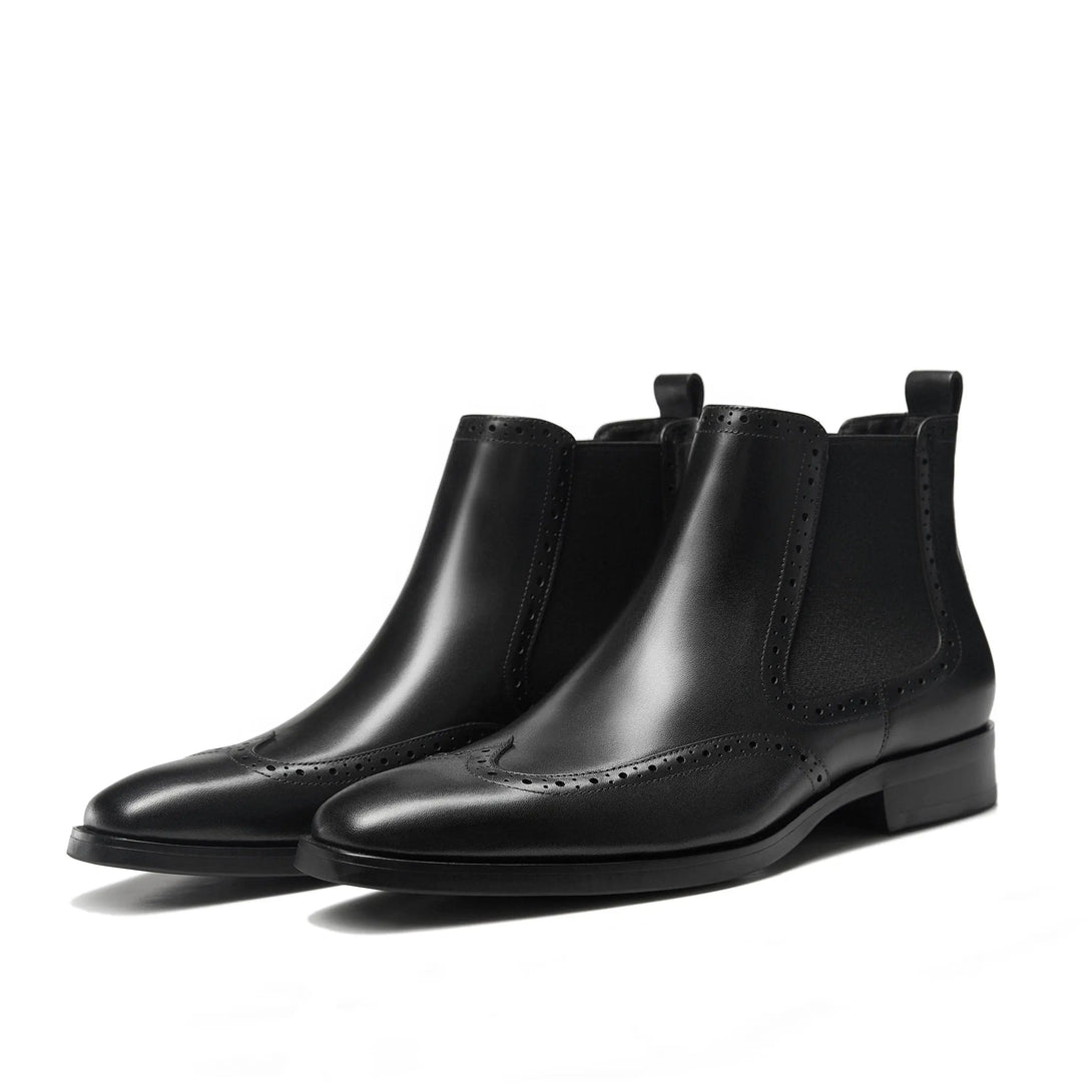Mens Chelsea Boots Mens Genuine Leather Dress Boots