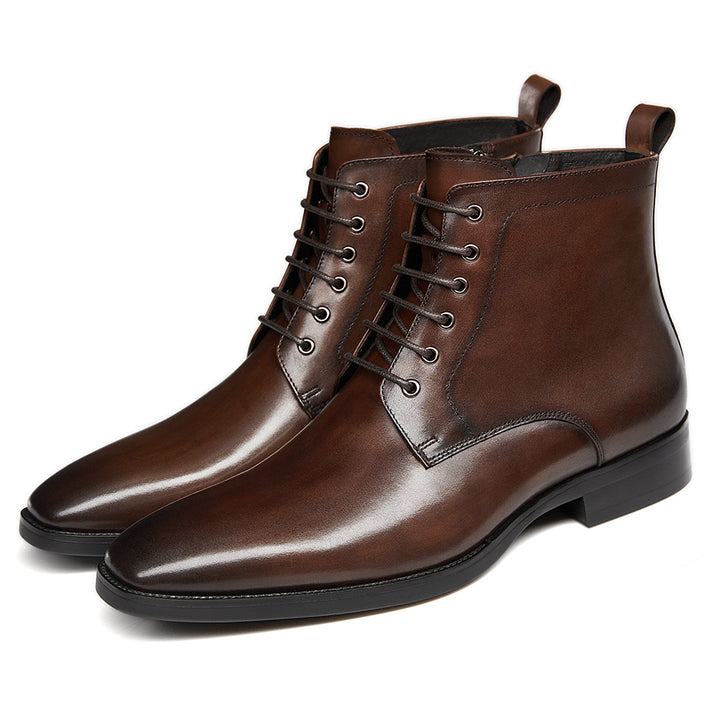 Mens Chukka Boots Mens Dress Boots Oxford Leather Boots Famal Chelsea Boots for Men