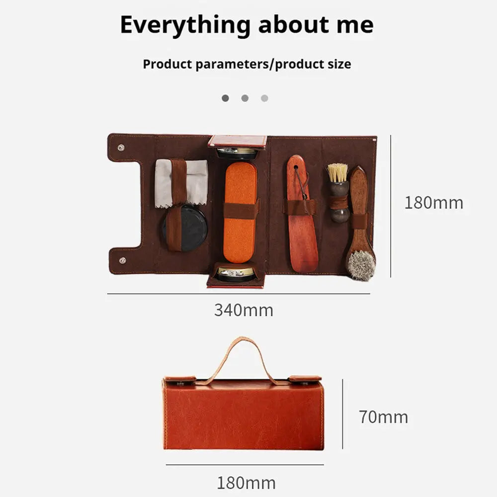 Gifennse Leather Shoe Care Kit Gifennse