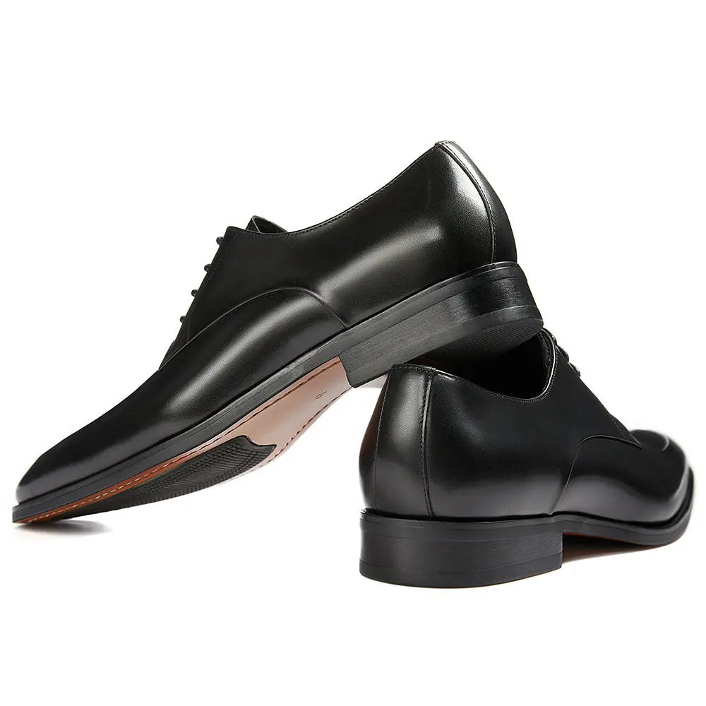 Gifennse Mens Black Oxford Style Shoes