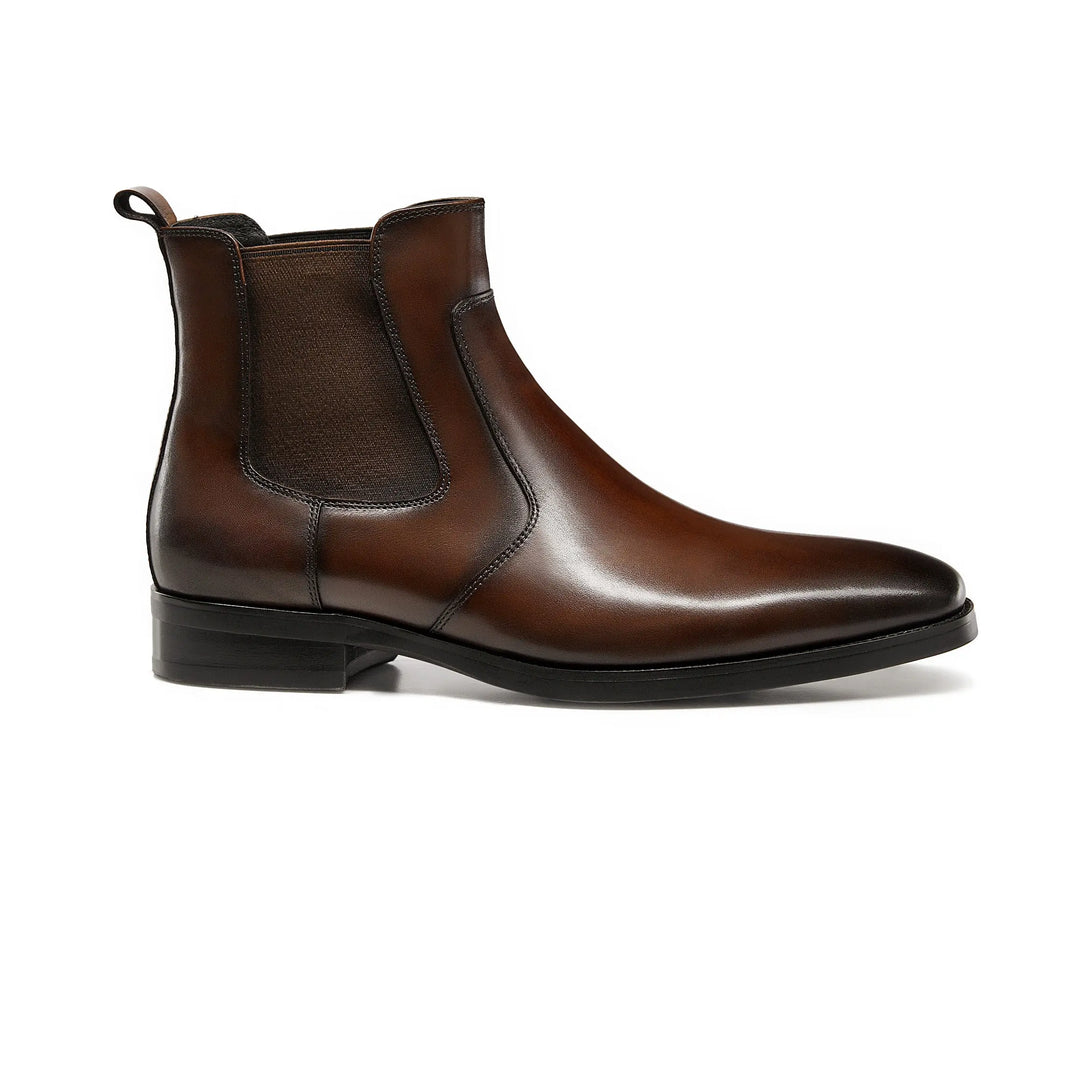 Gifennse Mens Dress Leather Chelsea Boots
