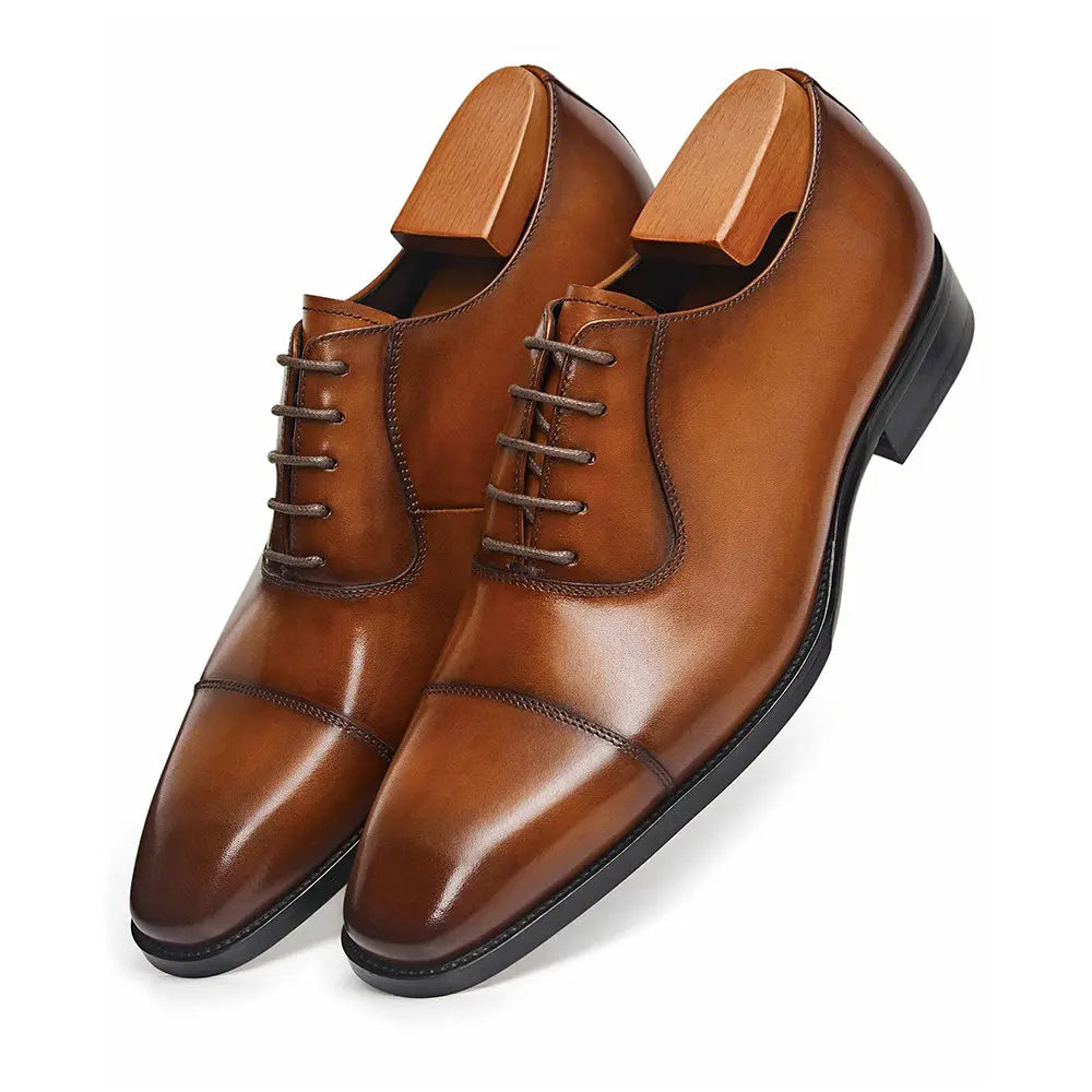 Gifennse Men’s Dress Oxford Formal Shoes Leather Business Shoes