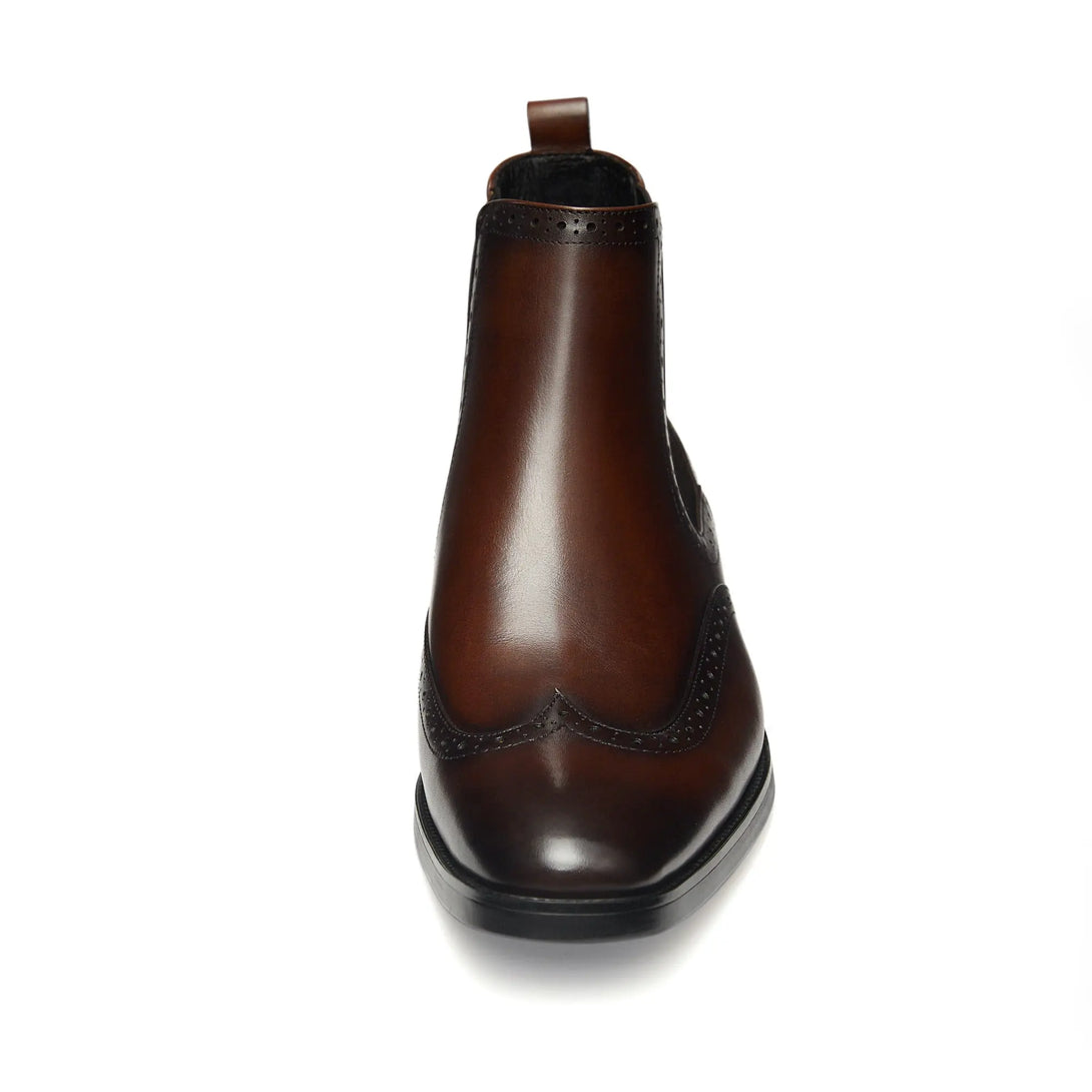 Mens Chelsea Boots Mens Genuine Leather Dress Boots