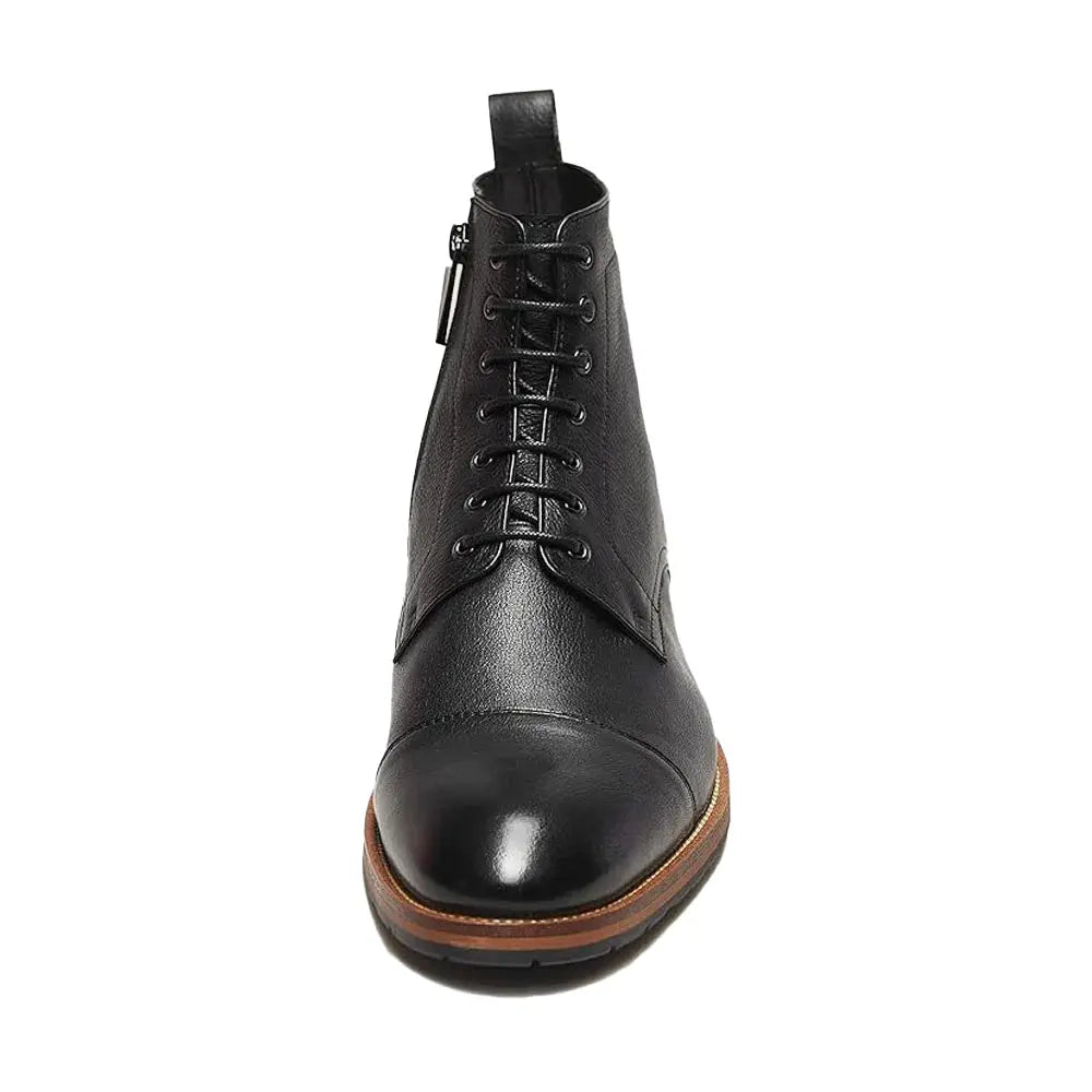 Gifennse Men's Casual Oxford Chukka Black Dress Boots