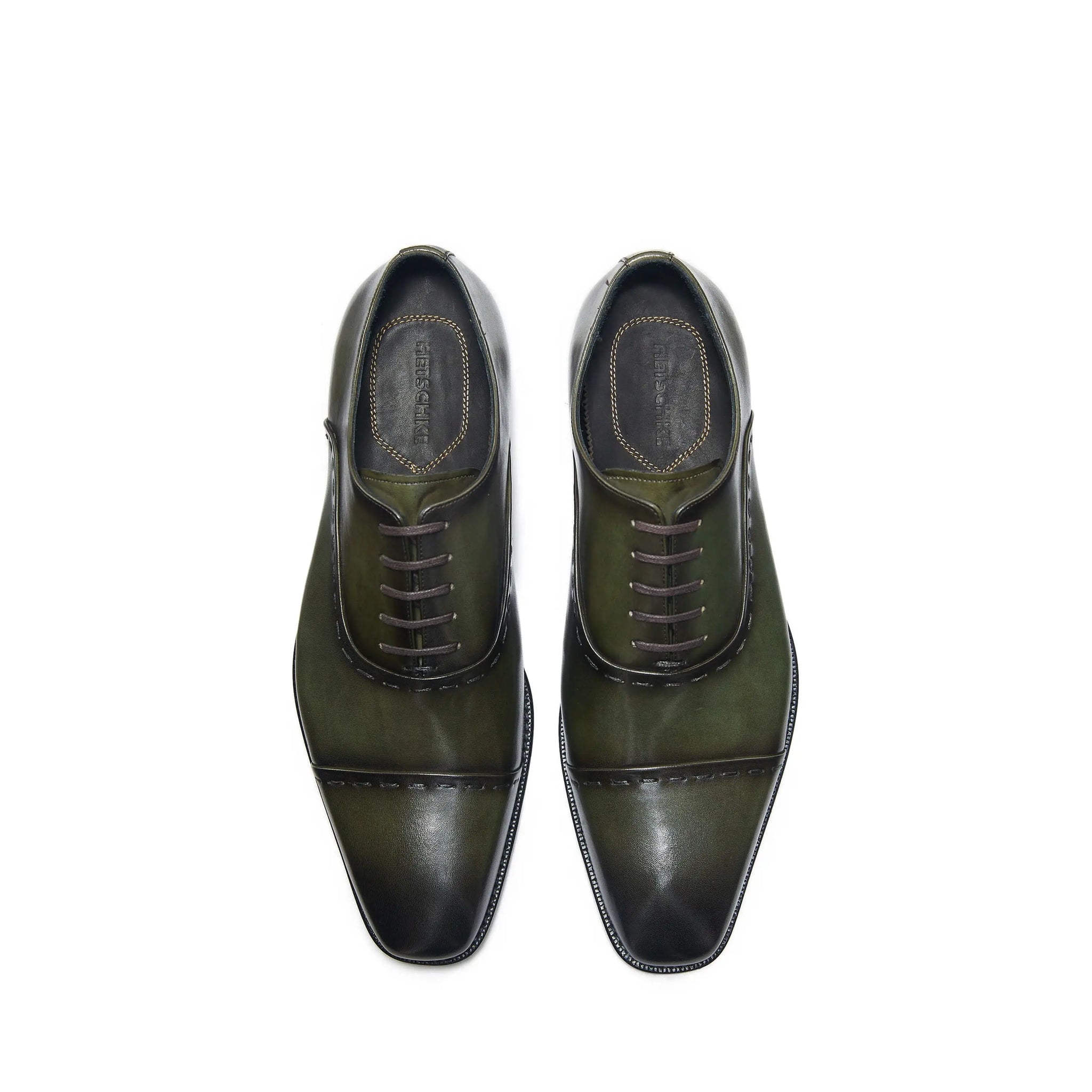 Hetschke Goodyear Leather Captoe Oxford Shoes
