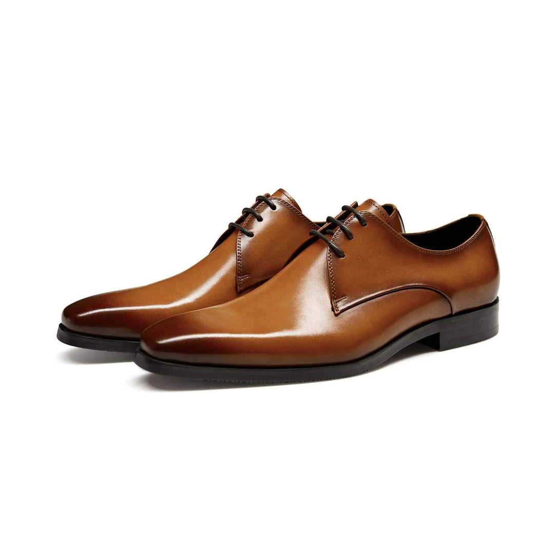 Gifennse Men's Oxford Genuine Leather Dress Shoes