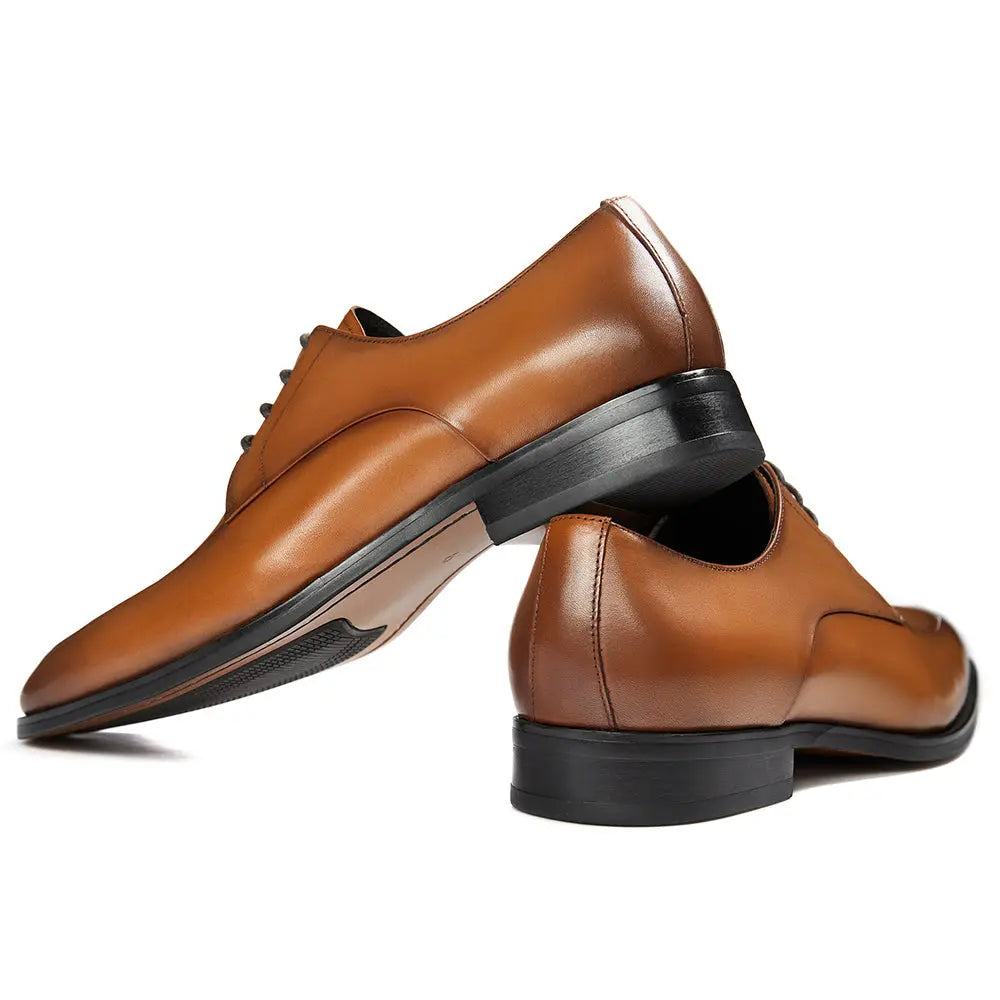 Gifennse Mens Black Oxford Style Shoes
