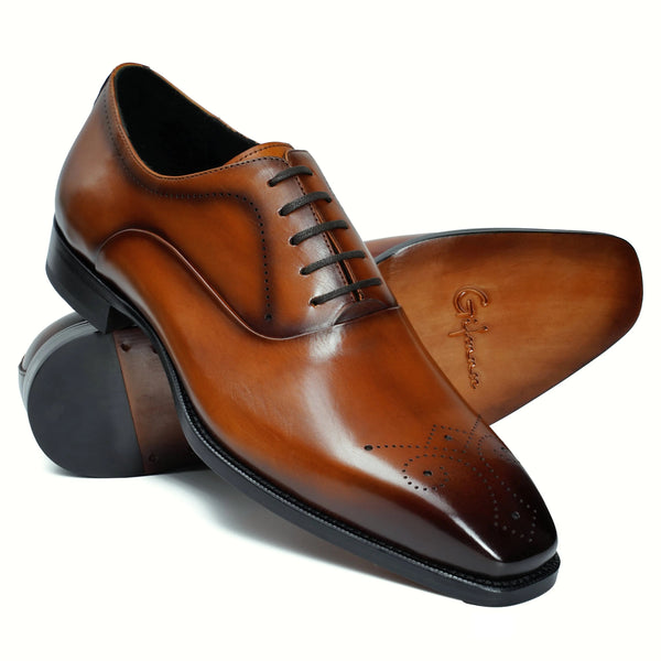 Hetschke® Engraved Captoe Oxfords Hetschke
