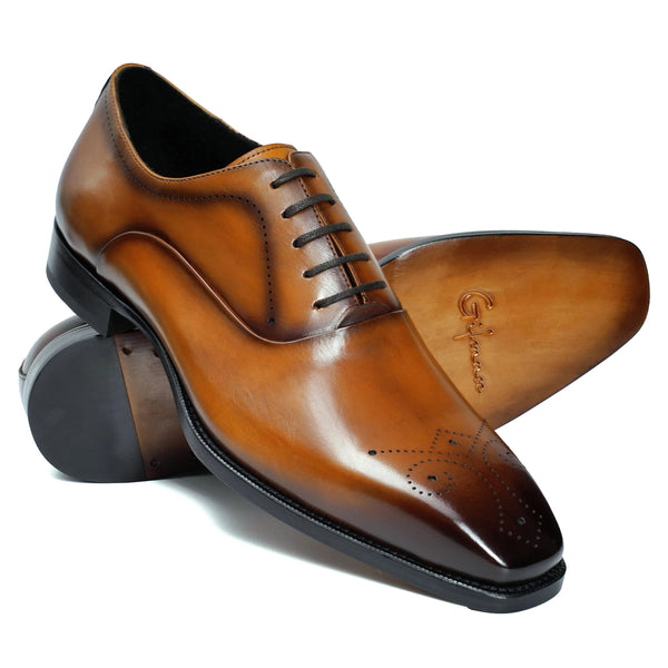Hetschke® Engraved Captoe Oxfords Hetschke