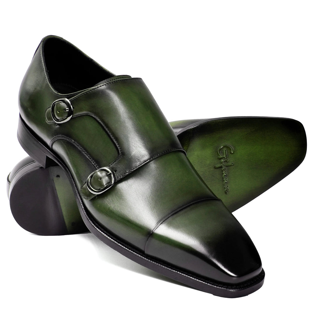 Hetschke® Strap Double Monk Shoes Hetschke