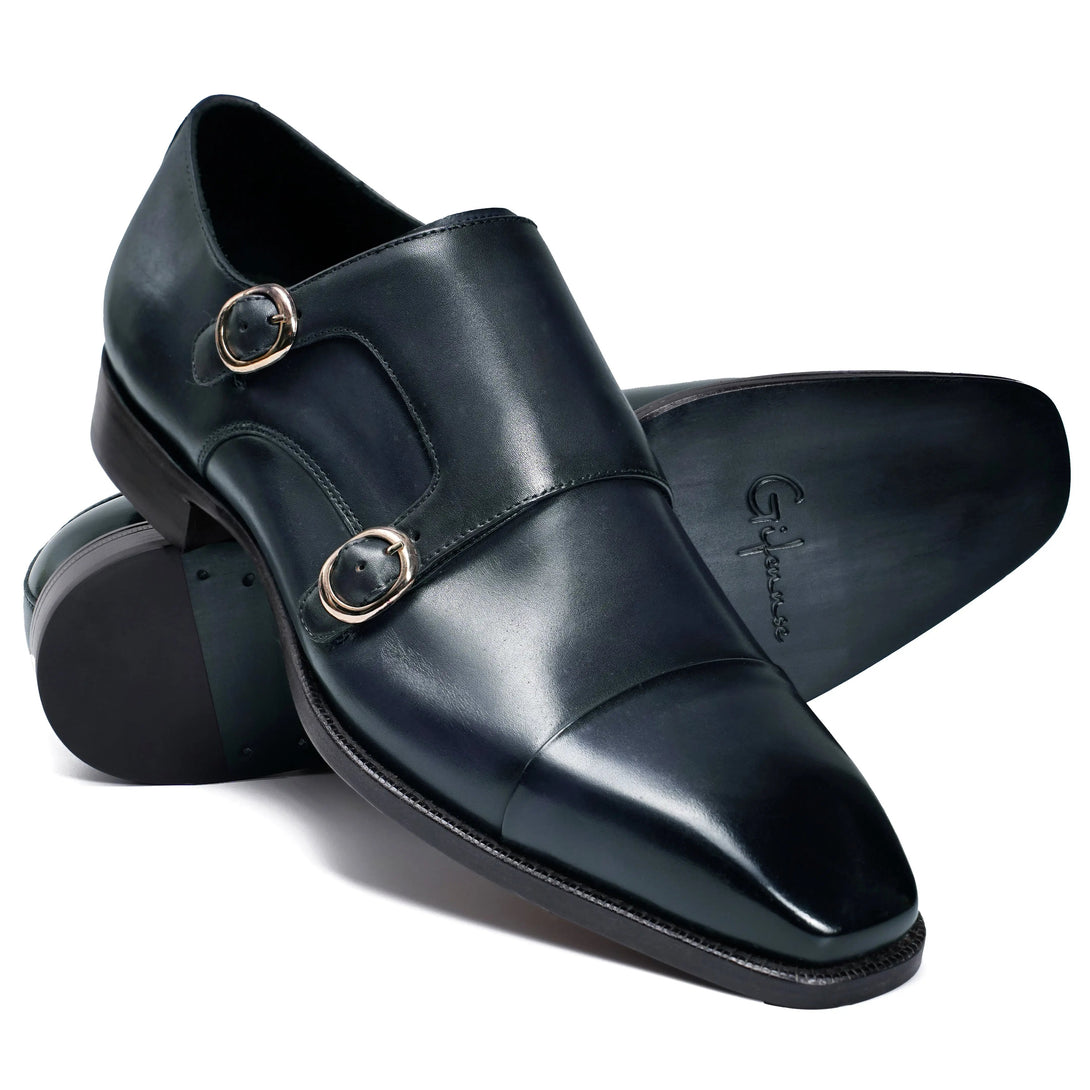 Hetschke® Strap Double Monk Shoes Hetschke