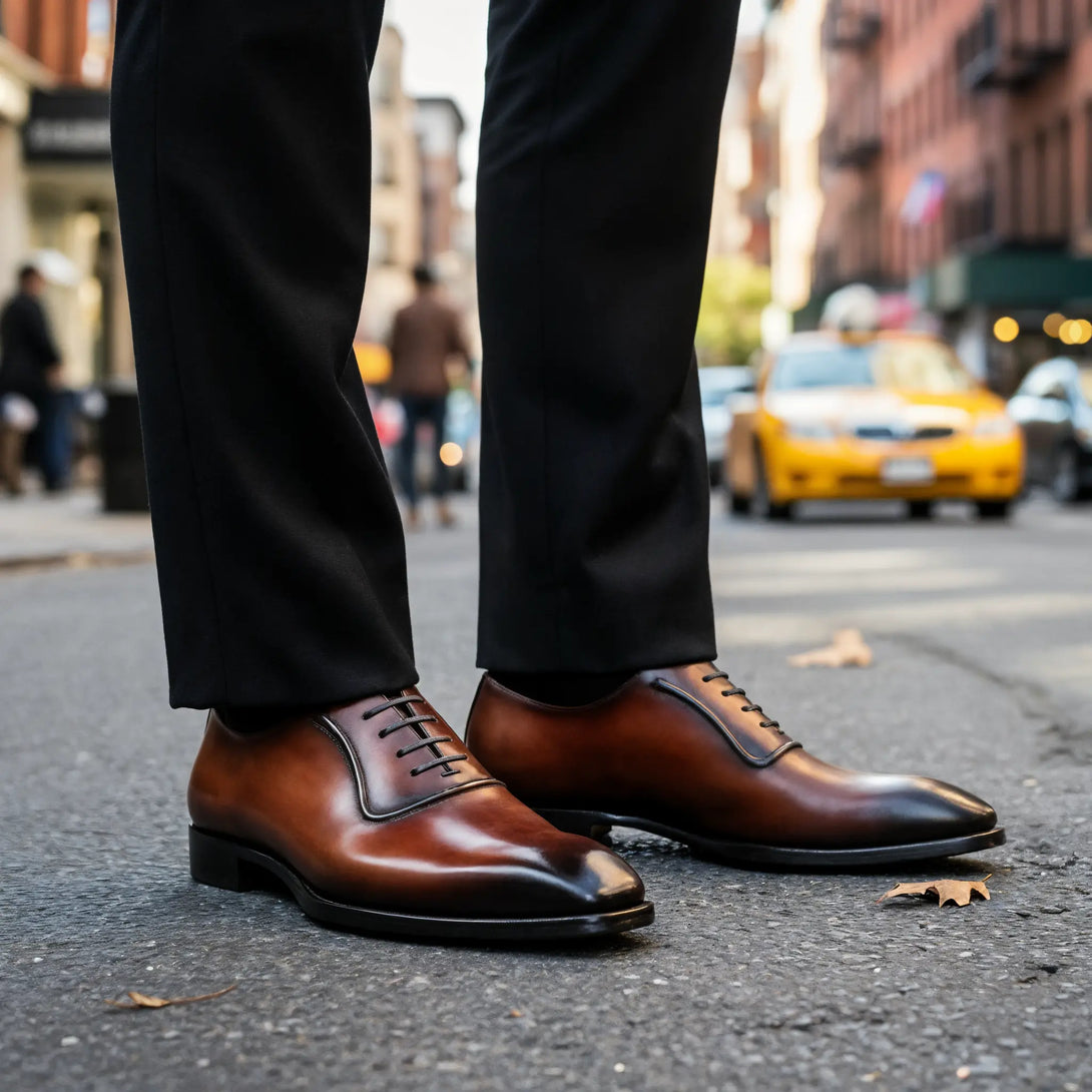 Hand-Dyed Dress Oxfords Gifennse