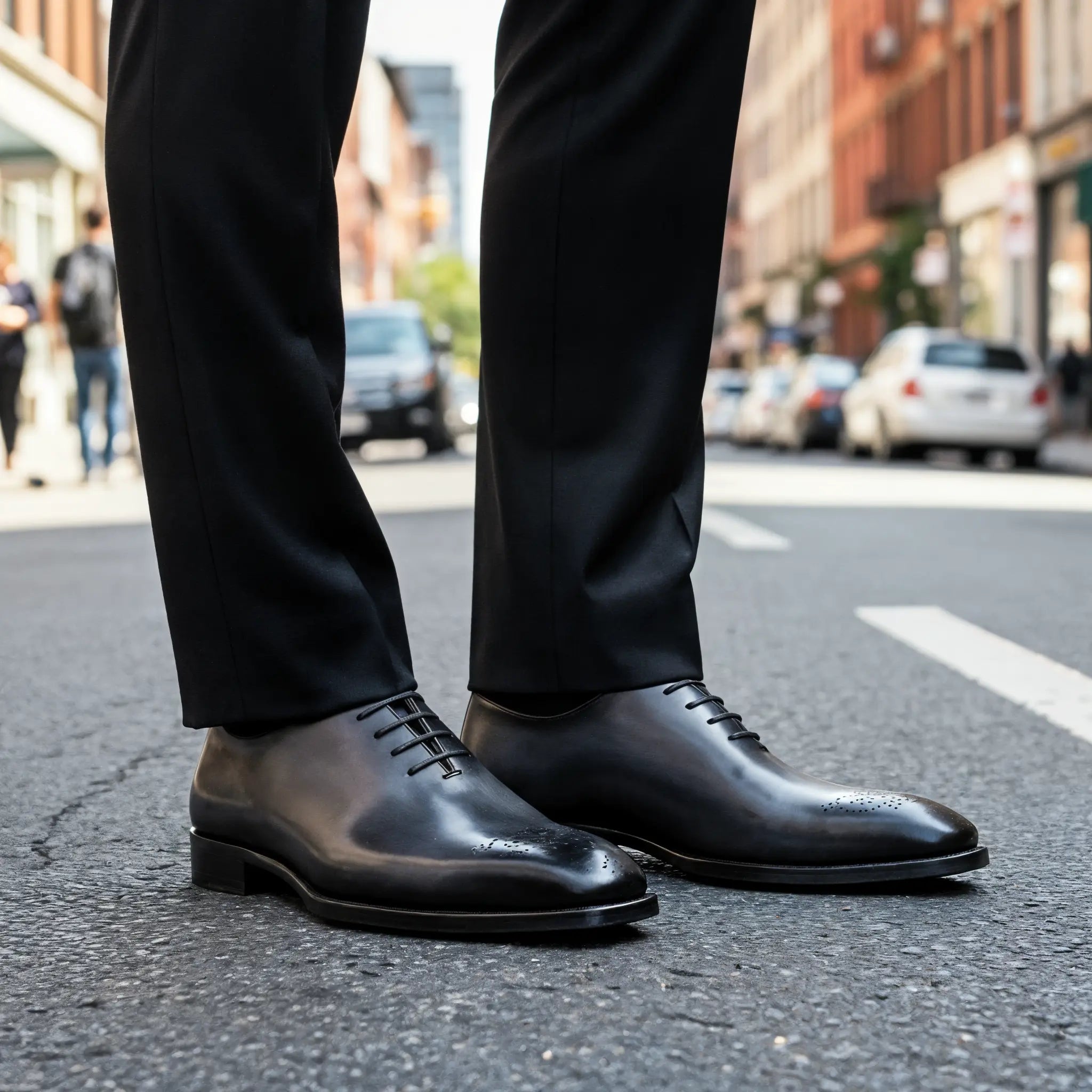 Hand-Dyed Whole Cut Brogue Oxford Gifennse