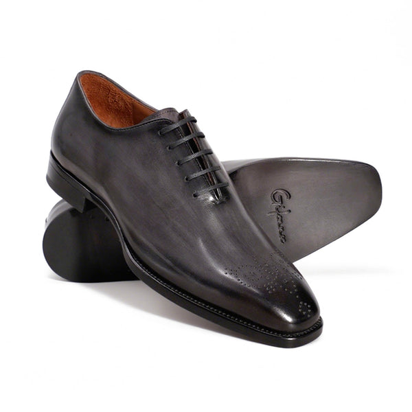 Hand Painted Whole Cut Brogue Oxford Gifennse
