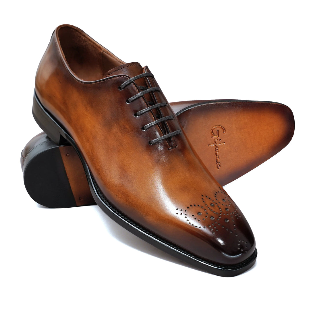 Hand-Dyed Whole Cut Brogue Oxford Gifennse