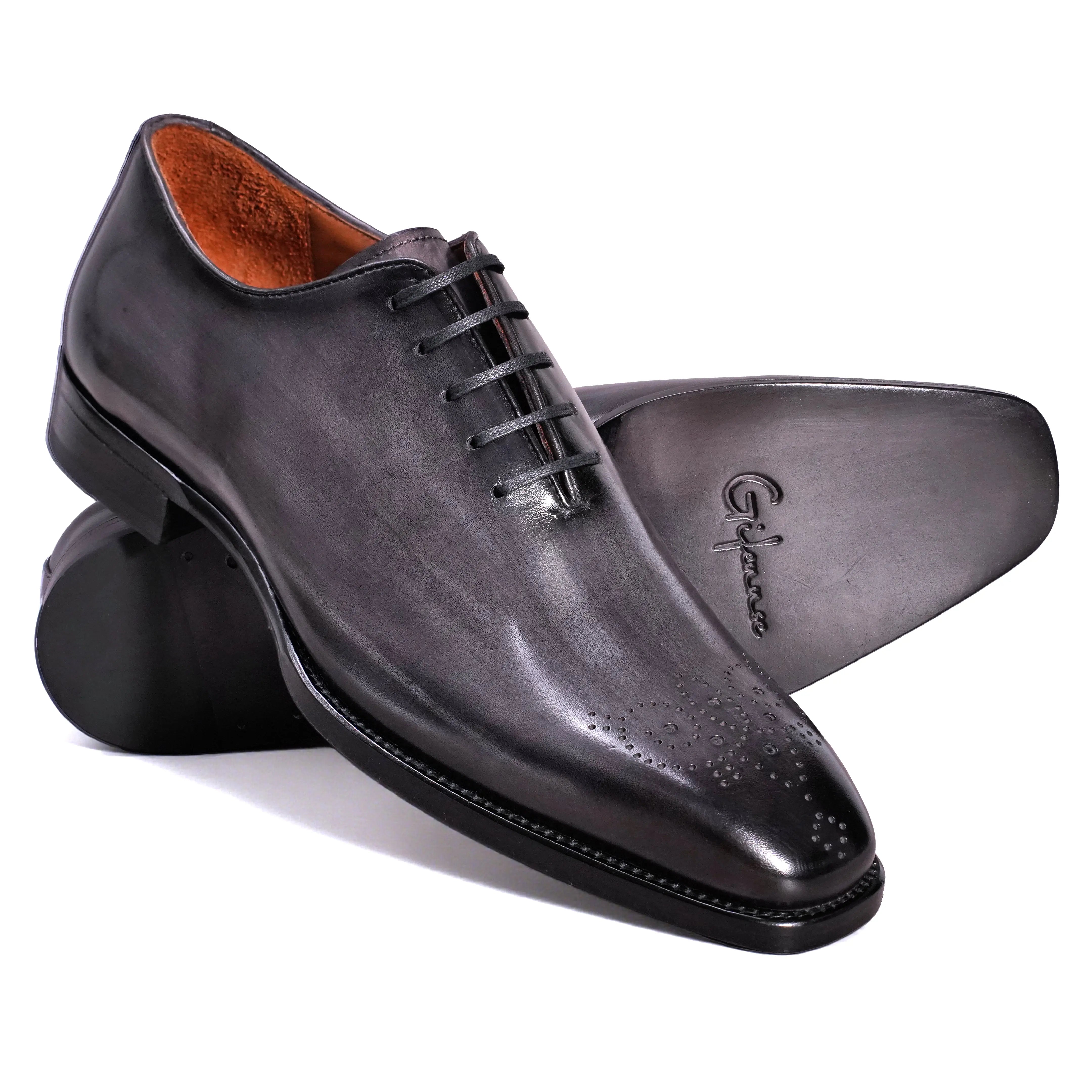 Hand-Dyed Whole Cut Brogue Oxford Gifennse