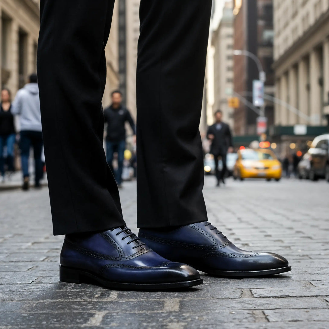 Hand-Dyed Brogue Oxford Gifennse