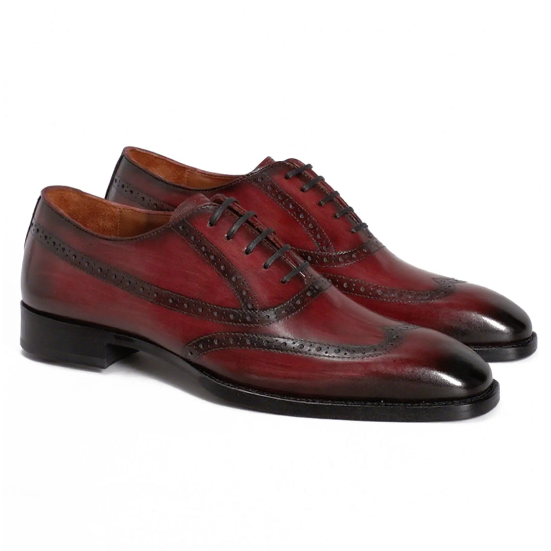 Hand Painted Brogue Oxford Gifennse