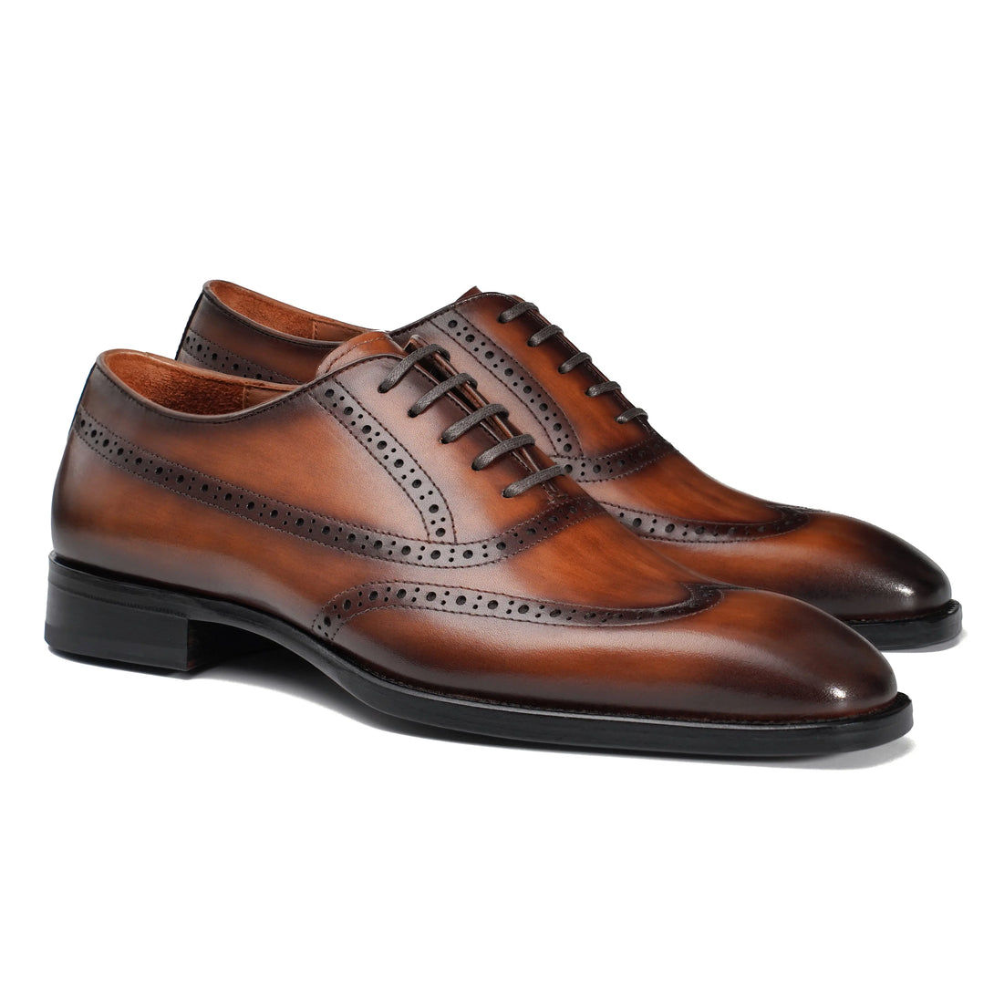 Hand-Dyed Brogue Oxford Gifennse