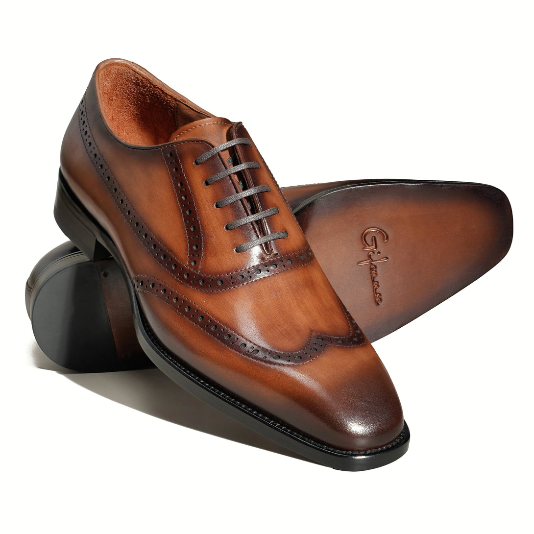 Hand-Dyed Brogue Oxford Gifennse