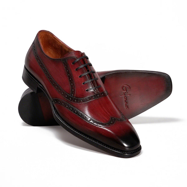 Hand Painted Brogue Oxford Gifennse
