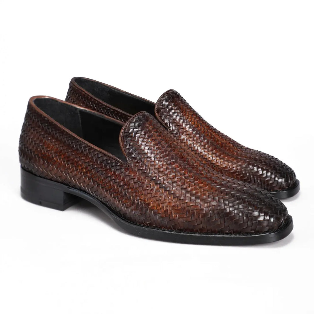 Hand-Dyed Woven Loafer Gifennse