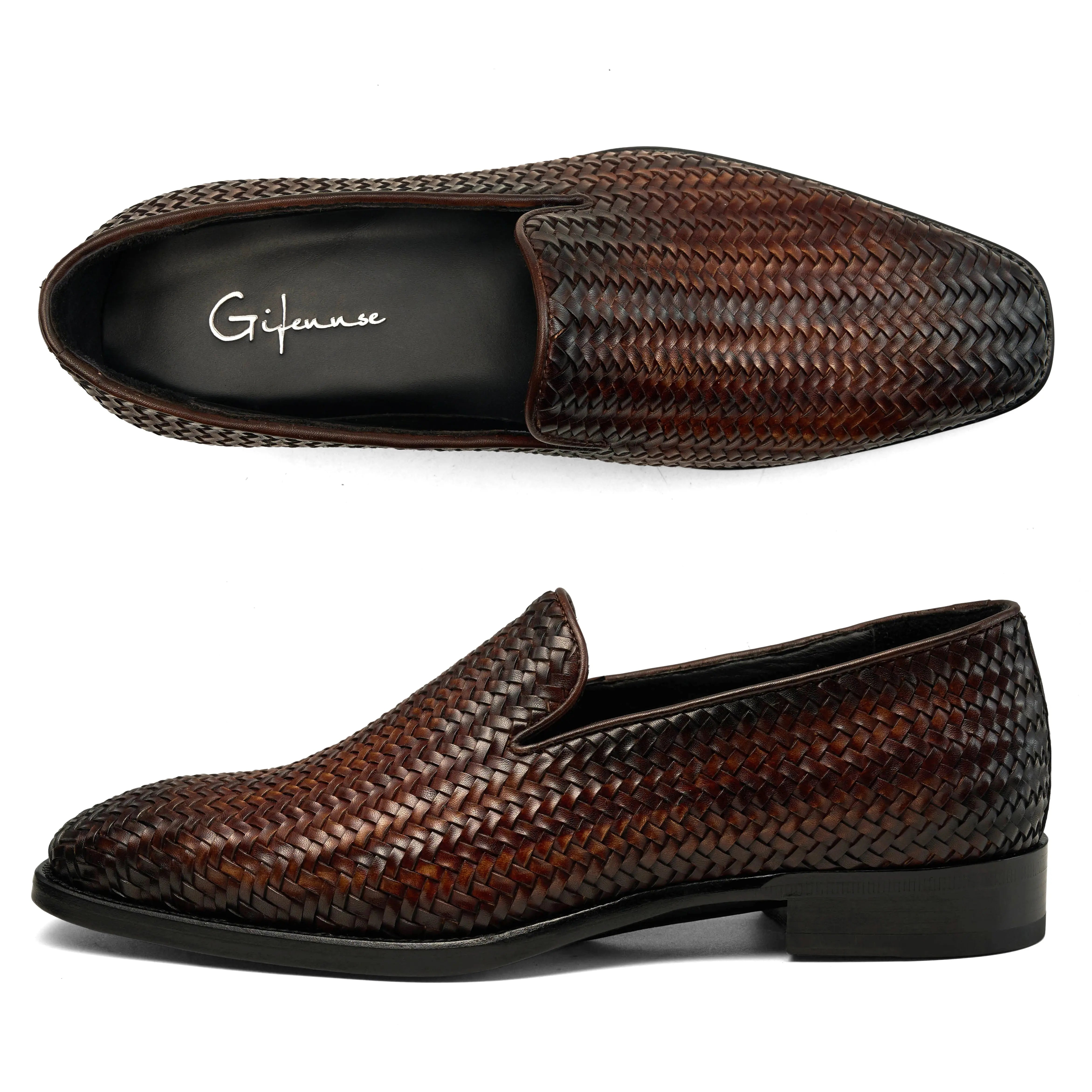 Hand Painted Woven Loafer Gifennse