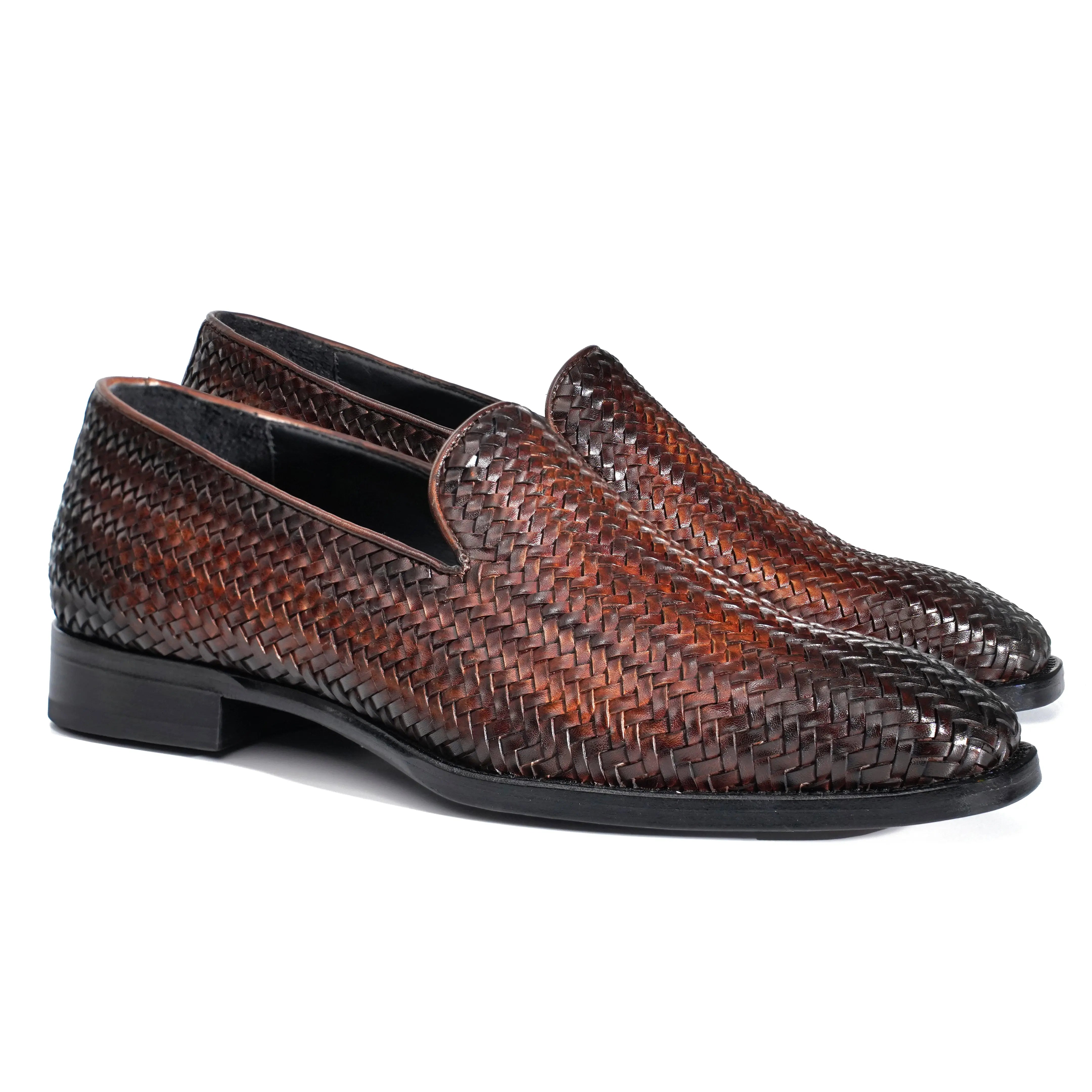 Hand-Dyed Woven Loafer Gifennse